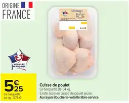 Carrefour Découpes de Poulet offre