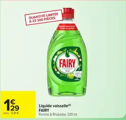 Carrefour FAIRY Liquide vaisselle offre