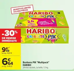 Carrefour HARIBO Bonbons PIK offre