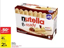 Carrefour Nutella B-ready offre