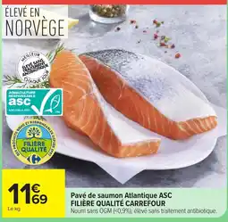 Carrefour Pavé de saumon Atlantique ASC offre