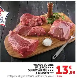 Super U Viande Bovine Paleron offre