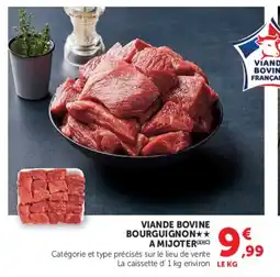 Super U Viande Bovine Bourguignon offre
