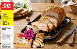 Carrefour BIGARD Rôti de porc aux oignons et thym offre