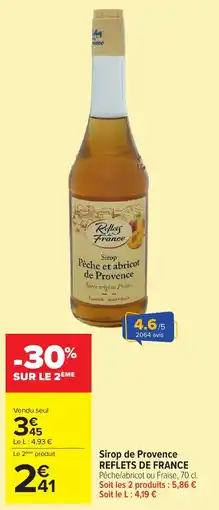 Carrefour Market REFLETS DE FRANCE Sirop de Provence offre