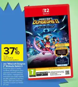 Carrefour Minecraft Dungeons 2 offre
