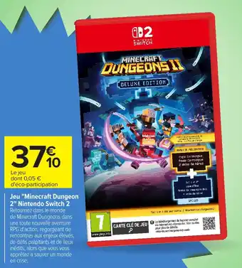 Carrefour Minecraft Dungeons 2 offre