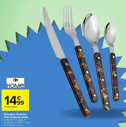 Carrefour HOME Ménagère 16 pièces offre