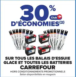 Carrefour Carrefour Batteries offre