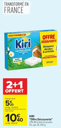 Carrefour Kiri Lait frais's Crème offre