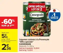 Carrefour Cassegrain Ratatouille offre