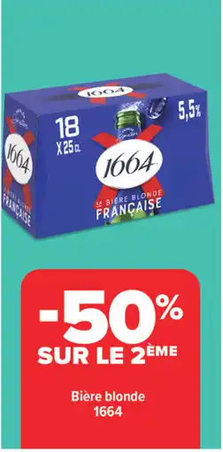 Carrefour Market 1664 Bière blonde offre