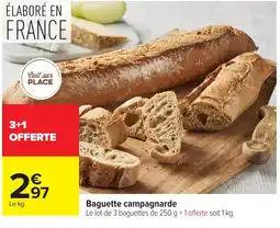 Carrefour Baguette campagnarde offre