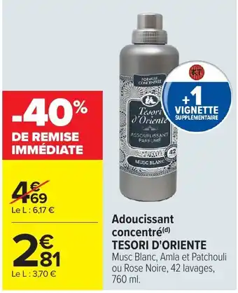 TESORI D'ORIENTE Adoucissant concentré