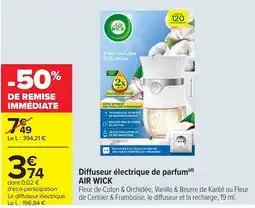 Carrefour AIR WICK Diffuseur électrique de parfum offre
