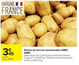Carrefour SIMPL Pomme de terre de consommation offre