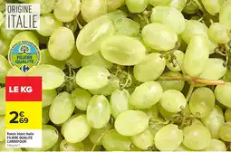 Carrefour Raisin blanc Italia offre