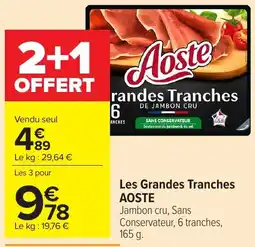 Carrefour Aoste Les Grandes Tranches offre