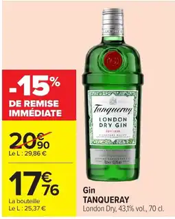 Carrefour Market Tanqueray Gin offre