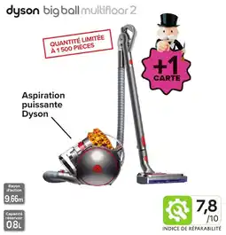 Carrefour dyson big ball multifloor 2 offre