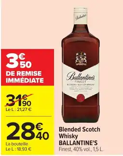 Carrefour Ballantine's Blended Scotch Whisky offre