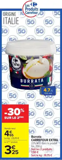Carrefour Market Carrefour Extra Burrata offre