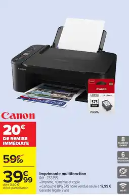 Carrefour Canon Imprimante multifonction offre