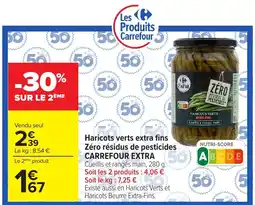 Carrefour Market Extra Haricots verts extra fins offre