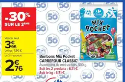 Carrefour Market Carrefour classic bonbons mix pocket offre