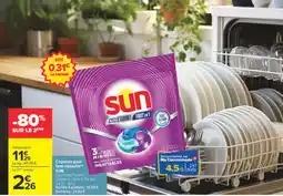 Carrefour Market Sun capsules pour lave-vaisselle offre