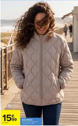 Carrefour Tex Veste femme offre