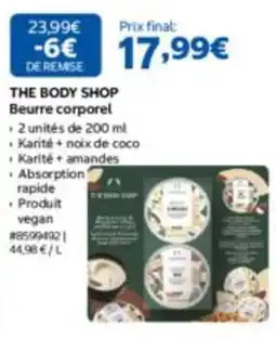 Costco THE BODY SHOP Beurre corporel offre