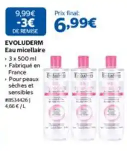 Costco EVOLUDERM Eau micellaire offre