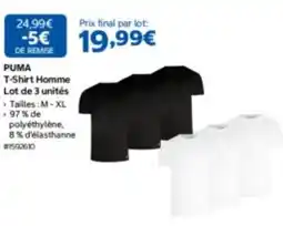 Costco PUMA T-Shirt Homme offre