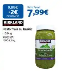Costco KIRKLAND Pesto frais au basilic offre