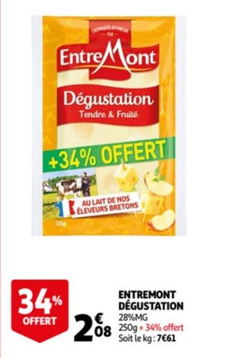 Auchan Entremont Dégustation offre