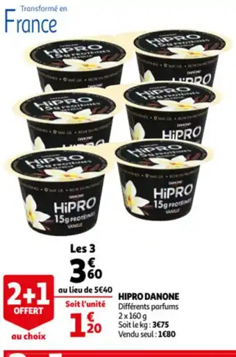 Auchan Hipro Danone offre