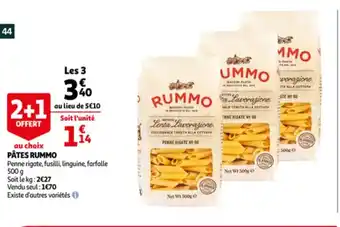 Auchan Pâtes Rummo offre