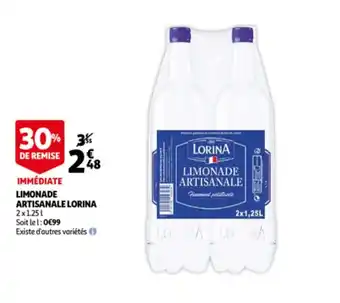 Auchan Limonader Artisanale Lorina offre