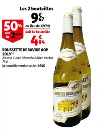 Auchan Roussette de Savoie AOP 2019 offre