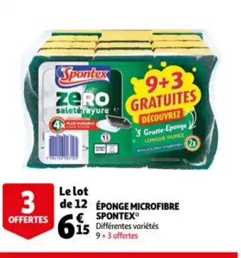 Auchan Éponge Microfibre offre