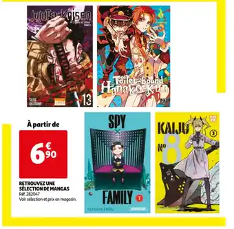 Auchan Retrouvez Une Sélection de Mangas offre