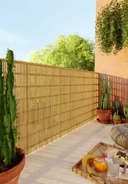 Brico Dépôt Canisse bambou naturel h.1 x l.3 m offre