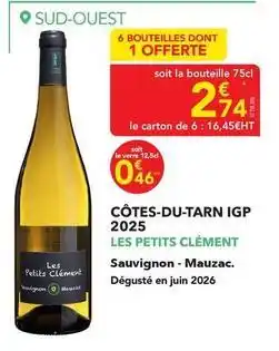 Clément - sauvignon - mauzac