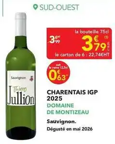 METRO Charentais igp offre