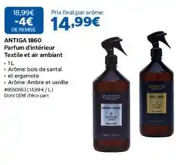Costco Antiga 1860 - parfum d'intérieur textile et air ambiant offre