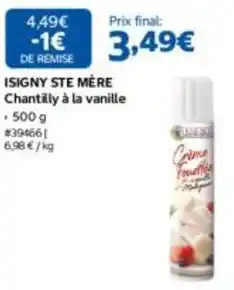 Costco Isigny sainte mére - chantilly à la vanille offre