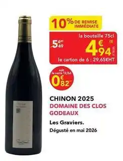 METRO Chinon 2025 offre