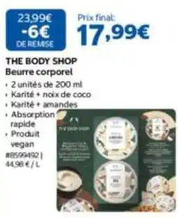 Costco The body shop beurre corporel offre