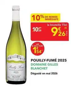 METRO Pouilly-fumé 2025 offre